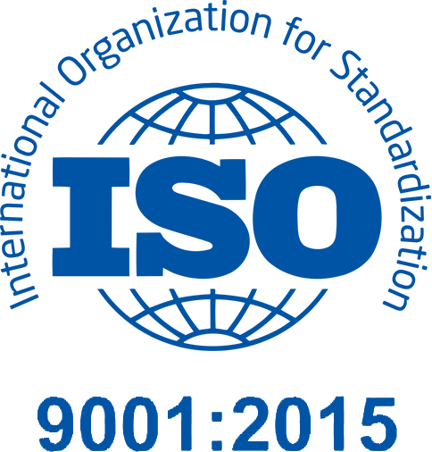 International Organization for Standardization 9001:2015 logo